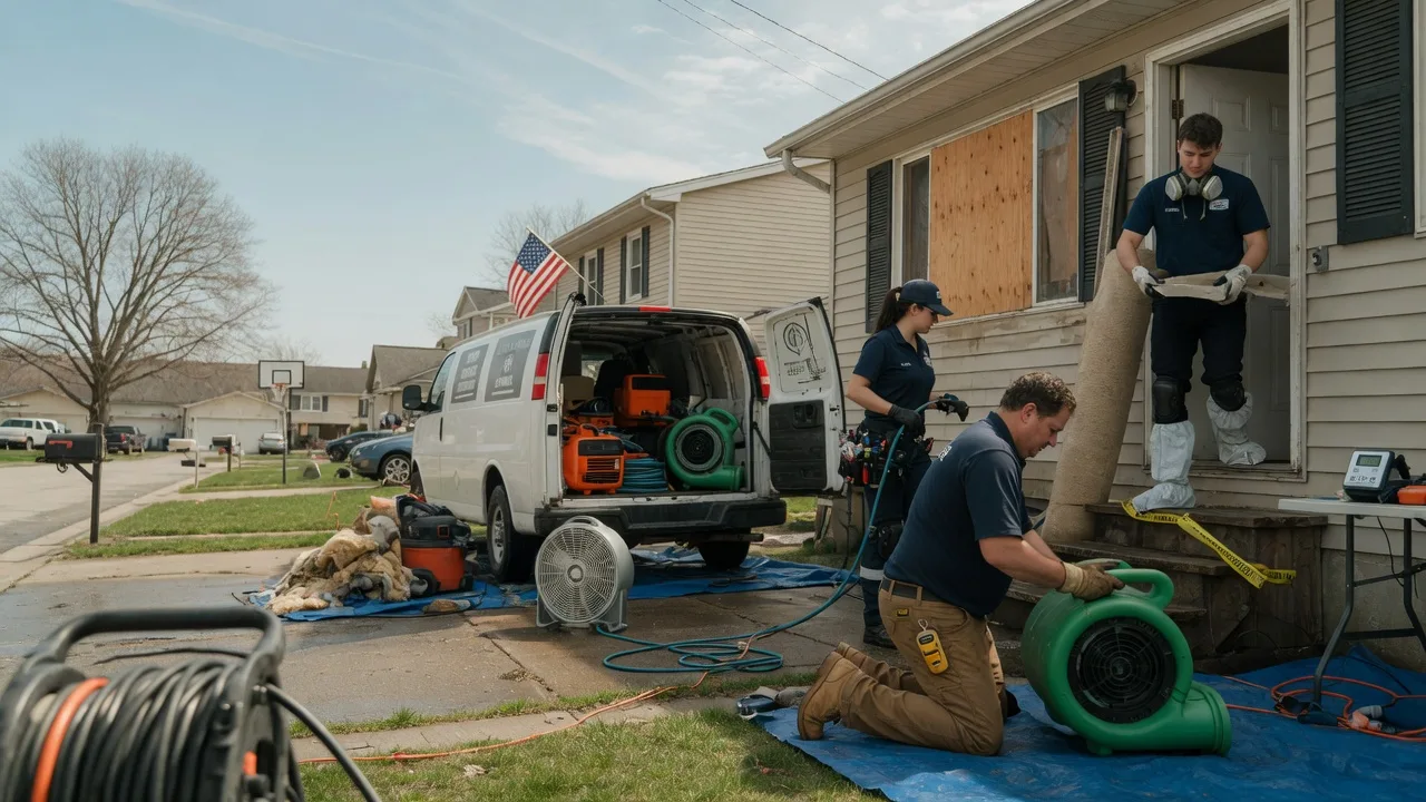 Water Damage Restoration in Mylo, ND near me